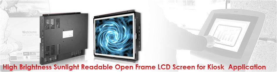 High Brightness Sunlight Readable Open Frame Lcd Screen For Kiosk Application